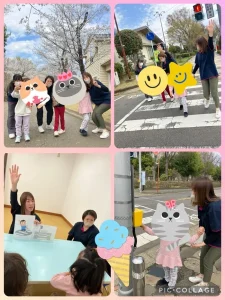 近隣の公園へお散歩