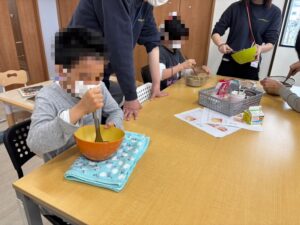 さつまいもモンブラン作り