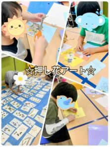 押し花でアート！