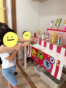 夏休みの集団活動（夏祭り）