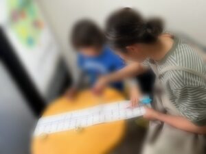 支援の様子①