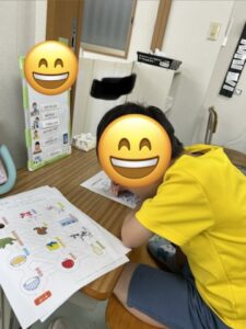 課題中
