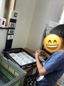 課題中